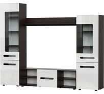 Гостиная Woodville Fang венге/белый глянец 499616