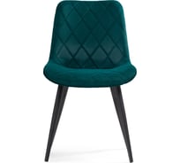 Стул на металлокаркасе Woodville Fox black/green 15281