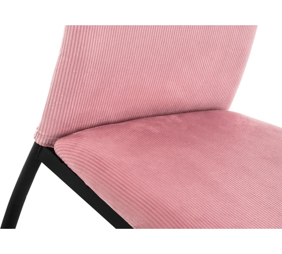 Стул на металлокаркасе Woodville Tod pink/black 11613