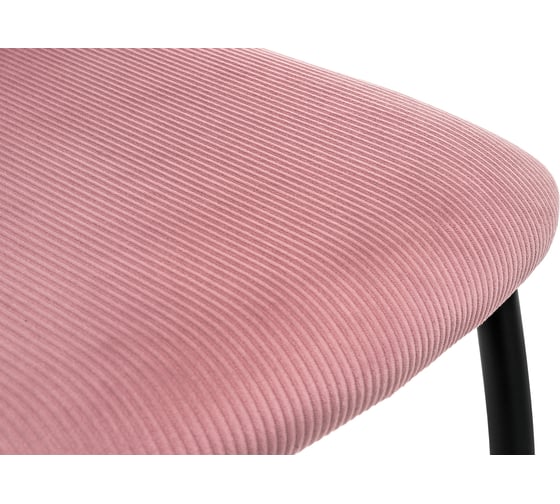 Стул на металлокаркасе Woodville Tod pink/black 11613