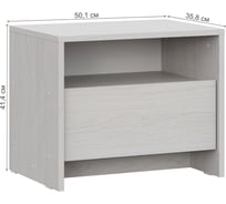 Прикроватная тумба Woodville Taika ясень анкор светлый 539305
