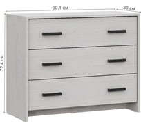 Комод Woodville Taika ясень анкор светлый 539297