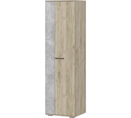 Шкаф Woodville Бостон ШК-600 дуб крафт серый/бетонный камень 508425