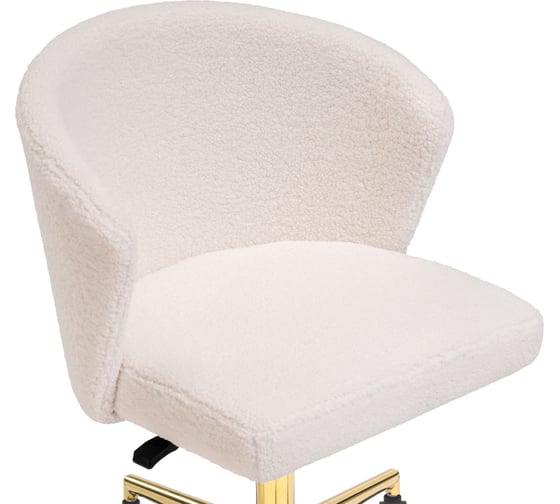 Компьютерное кресло Woodville Lika white teddy 15528