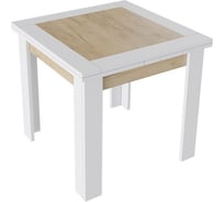 Раздвижной стол ТриЯ Хьюстон тип 3 белый/дуб Крафт золотой 197649