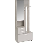 Комбинированная шкаф-секция ТриЯ Витра тип 1 ясень шимо/сатин матовый 180268