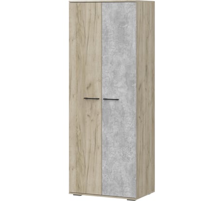 Шкаф Woodville ШК-800 дуб крафт серый/бетонный камень 508426