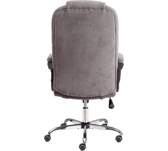 Кресло Easy Chair ut_ echair priority хром 22, флок, серый, 29 1739529