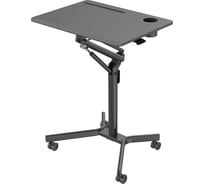 Стол для ноутбука CACTUS CS-FDS101BBK столешница МДФ, черный 70x52x105 см 1770878