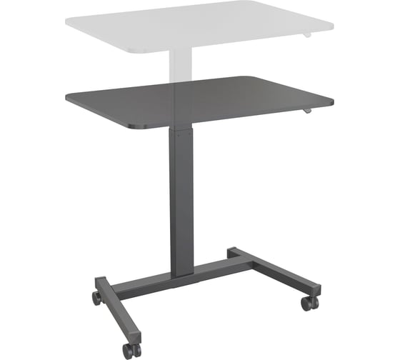 Стол для ноутбука CACTUS CS-FDS102BBK столешница МДФ, черный 80x60x121 см 1770893