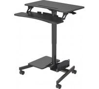 Стол для ноутбука CACTUS CS-FDS108BBK столешница МДФ, черный 71x39.2x110 см 1770898