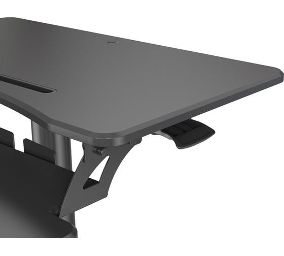 Стол для ноутбука CACTUS CS-FDS108BBK столешница МДФ, черный 71x39.2x110 см 1770898