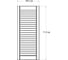 Жалюзийная дверь Timber&Style 294x715 мм TSDZ2947151 3