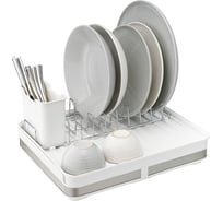 Сушилка для посуды Smart Solutions Atle раздвижная большая, белая SS000013