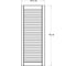 Жалюзийная дверь Timber&Style 344x850 мм TSDZ3448501 4