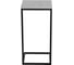Придиванный столик BRADEX loft 35x35 см, бетон чикаго, с чёрными ножками RF 0230 4