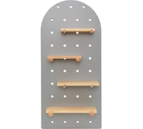 Настенная полка Bergenson Bjorn Shely, 38x80 см, светло-серая TL-BB-SFRC-GR-38-80