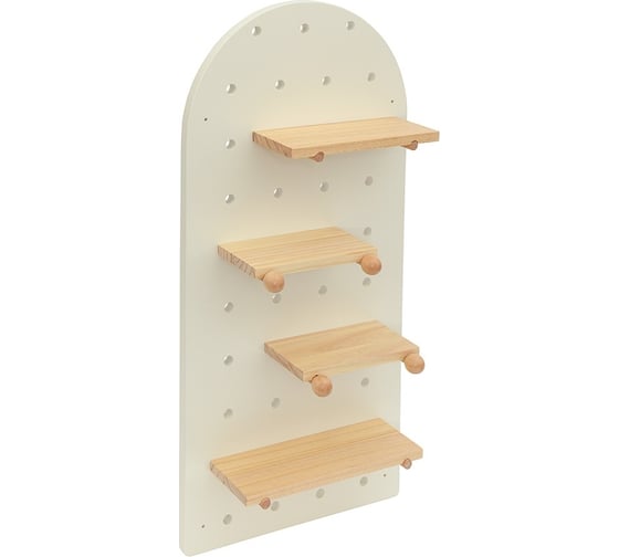 Настенная полка Bergenson Bjorn Shely, 38x80 см, белая TL-BB-SFRC-WH-38-80