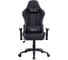 Игровое кресло CACTUS CS-CHR-030BLS черный/серебристый, экокожа, с подголовником, крестовина сталь 1660821 2