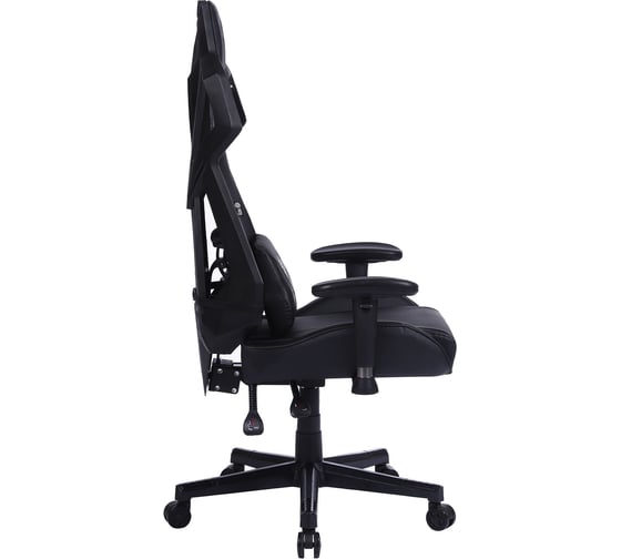 Игровое кресло CACTUS CS-CHR-090BL черный, экокожа/сетка, крестовина нейлон 1660825