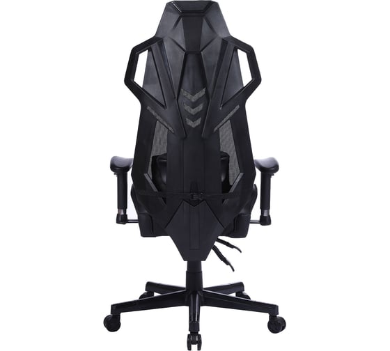 Игровое кресло CACTUS CS-CHR-090BL черный, экокожа/сетка, крестовина нейлон 1660825