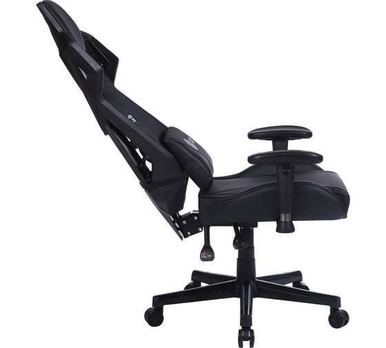 Игровое кресло CACTUS CS-CHR-090BL черный, экокожа/сетка, крестовина нейлон 1660825