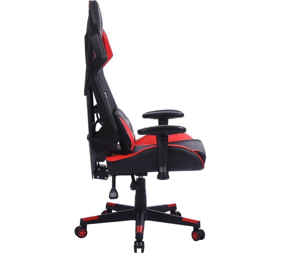 Игровое кресло CACTUS CS-CHR-090BLR черный/красный, экокожа/сетка, крестовина нейлон 1660823