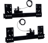 Комплект направляющих для поворотных дверей ТУНДРА L=350 мм, H=35 мм 9113711