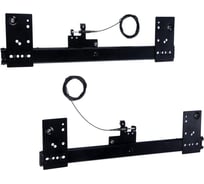 Комплект направляющих для поворотных дверей ТУНДРА L=450 мм, H=35 мм 9113713