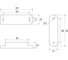 Мебельный магнит ТУНДРА M002W, 60x13 мм, средний, белый, 2 шт. 4244410 5