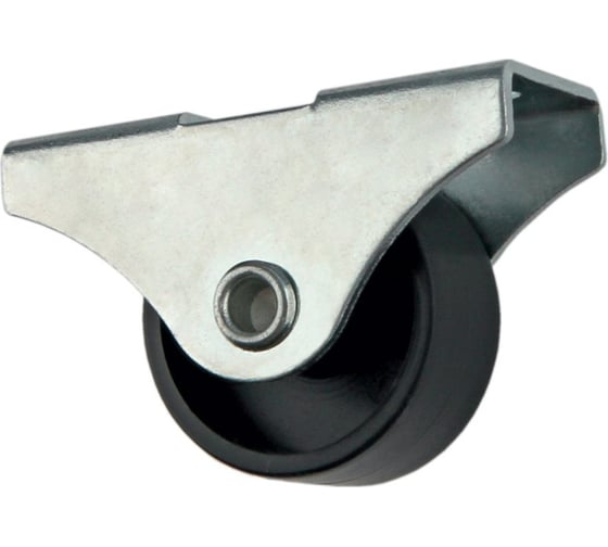 Колесо неповоротное 25 мм, черный пластик, с крепежом, М4x12 мм Brante 104322 1