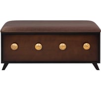 Банкетка BOGACHO Heri-2 коричневый 14023/Каштан/ИкБронза