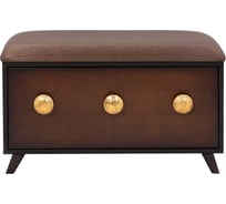 Банкетка BOGACHO Heri-1 коричневый 14022/Каштан/ИкБронза