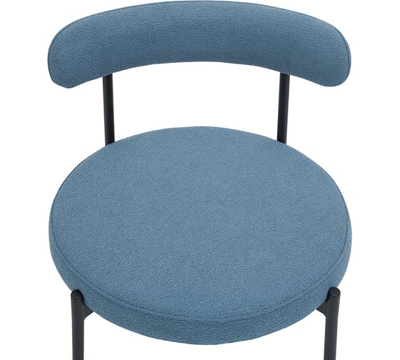 Стул Bergenson Bjorn Loter, букле, темно-синий BB000029