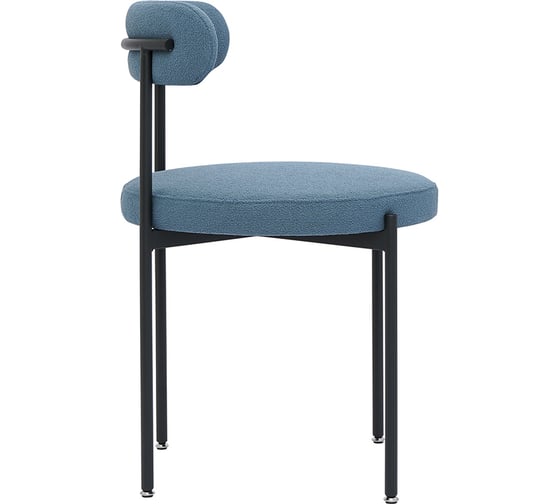 Стул Bergenson Bjorn Loter, букле, темно-синий BB000029