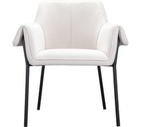 Стул Bergenson Bjorn Aline, шенилл, молочный FH-ALN-ARMCH-PL-BG