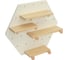 Настенная полка Bergenson Bjorn шестиугольная Shely, 43x50 см, белая TL-BB-SFHG-WH-50 3