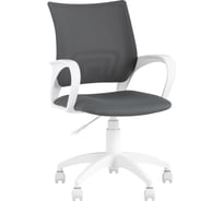 Кресло оператора Стул Груп topchairs st-basic-w серая ткань 26-25, крестовина белый пластик ST-BASIC-W/26-25