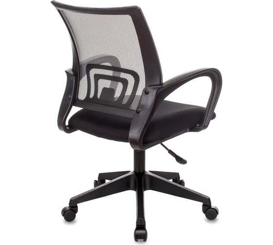 Кресло оператора Стул Груп topchairs st-basic темно-серый tw-04, сиденье черный tw-11, сетка/ткань, крестовина пластик ST-BASIC/DG/TW-11