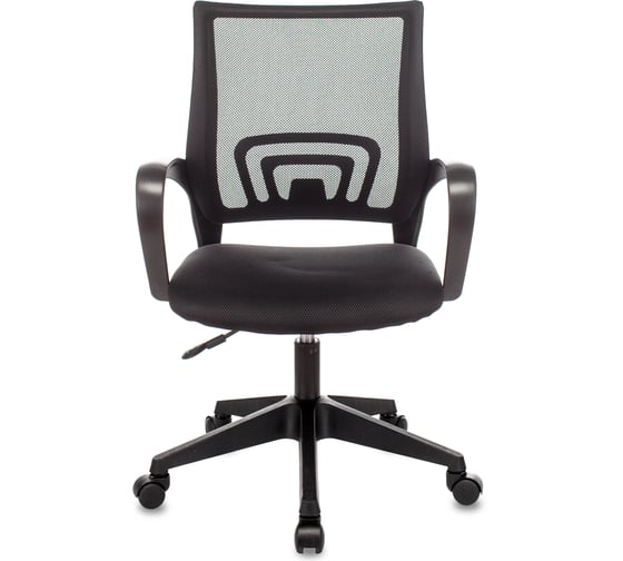 Кресло оператора Стул Груп topchairs st-basic черный tw-01, сиденье черный tw-11, сетка/ткань, крестовина пластик ST-BASIC/BLACK