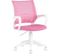 Кресло Стул Груп topchairs st-basic-w розовый tw-06a tw-13a сетка/ткань, крестовина пластик, пластик белый ST-BASIC-W/PK/TW-13A