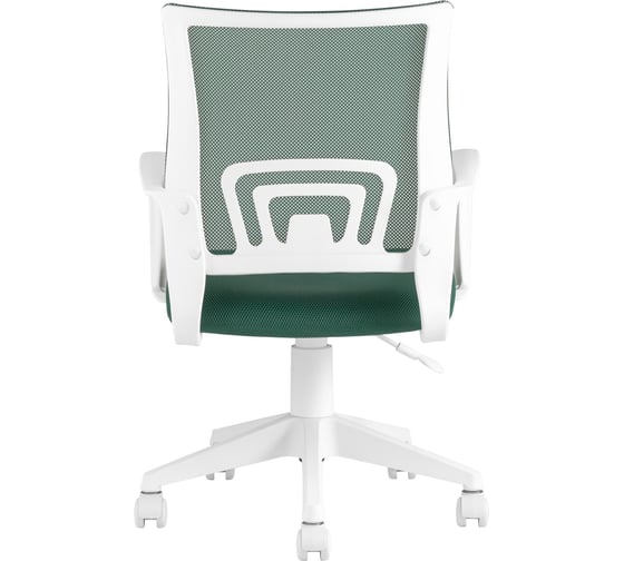Кресло Стул Груп topchairs st-basic-w зеленый tw-03 tw-30 сетка/ткань, крестовина пластик, пластик белый ST-BASIC-W/GN/TW-30