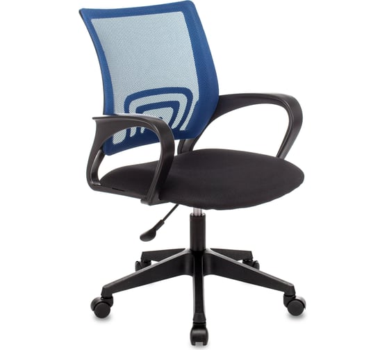 Кресло оператора Стул Груп topchairs st-basic синий tw-05, сиденье черный tw-11, сетка/ткань, крестовина пластик ST-BASIC/BL/TW-11