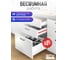 Выдвижной ящик GTV AXIS PRO L-400 мм, высокий H-168 мм, белый PB-AXISPRO-KPL400C1 3