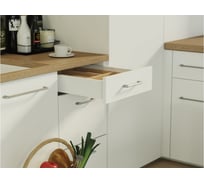 Выдвижной ящик GTV AXIS PRO L-500 мм, низкий H-86 мм, белый PB-AXISPRO-KPL500A1