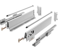 Выдвижной ящик GTV Модерн Бокс L-500, средний H-135 мм, серый (1 рейлинг) PB-D-KPL500B