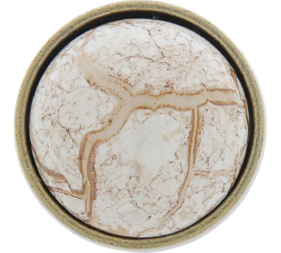 Ручка кнопка ТУНДРА ART Ceramics 020, керамическая, цвет бронза 3609971