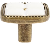 Ручка кнопка ТУНДРА ELEGANT, керамическая, цвет бронза 9448234