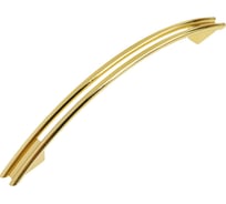 Ручка скоба ТУНДРА РС140GP, м/о 128 мм, цвет золото 3556919