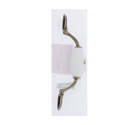 Ручка скоба ТУНДРА Ceramics 013 LIGHT, 76 мм, керамическая, цвет бронза 4676283